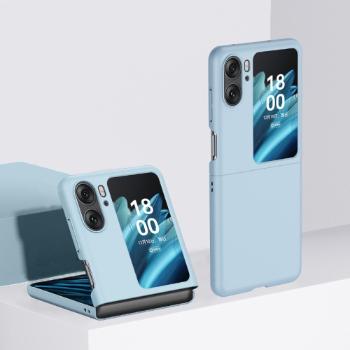 PLASTIC Ochranný plastový kryt OPPO Find N2 Flip svetlomodrý