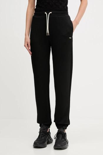 Tepláky Guess PEONY čierna farba, jednofarebné, V5YB06 KBSL2