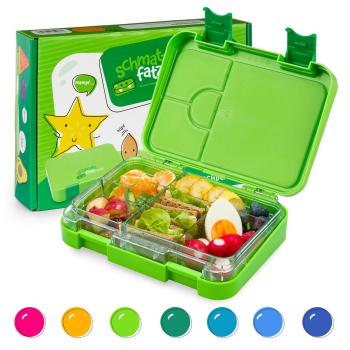 Klarstein Junior Lunchbox, 6 compartimente, 21,3 x 15 x 4,5 cm (L x Î x l), fără BPA