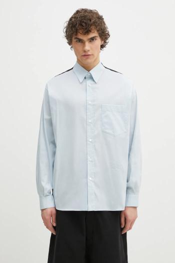 Košeľa MM6 Maison Margiela pánska, voľný strih, s klasickým golierom, SH0DT0022