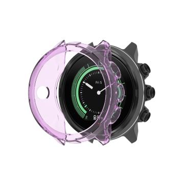 TPU HALF COVER Obal pre Suunto 9 fialový