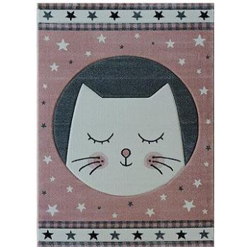 Detský kusový koberec Smart Kids 22412 Pink 120 × 180 cm (258661-137796)