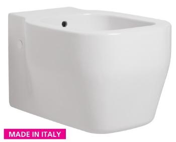 HOPA - Závesný bidet GLAZE 52 × 36 cm - Sada pre zavesenie bidetu - Bez upevňovacie sady KEAZGLBI