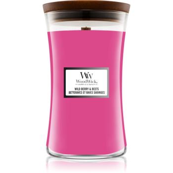 Woodwick Wild Berry & Beets vonná sviečka s dreveným knotom 609,5 g