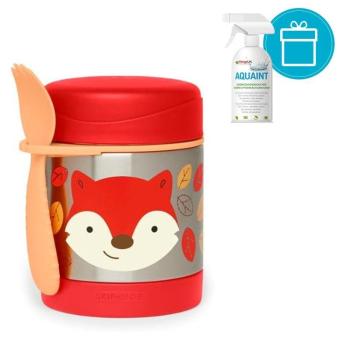 SKIP HOP Zoo Termoska na jedlo s lyžičko/vidličkou Líška 325 ml, 12 m+ + AQUAINT 500 ml