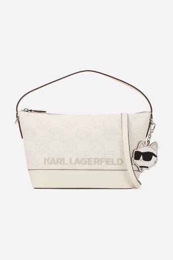 Kabelka Karl Lagerfeld biela farba, A2W30177