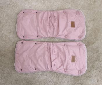 PETITE&MARS Rukávnik / rukavice Jasie na kočík Dusty Pink