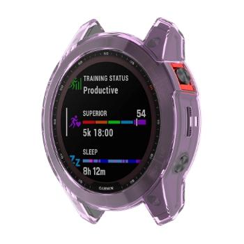 TPU Ochranný obal Garmin Fenix 7 fialový