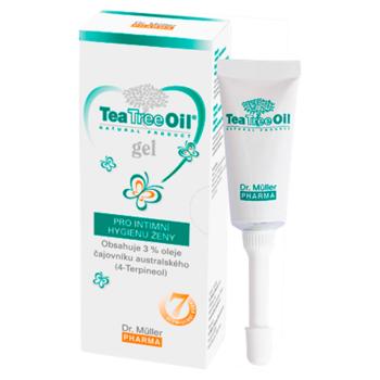 DR. MÜLLER Tea Tree Oil vaginálny gél pre intímnu hygienu 7x7,5 g