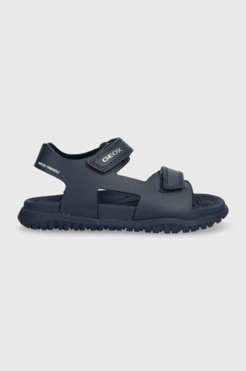 Detské sandále Geox SANDAL FUSBETTO tmavomodrá farba