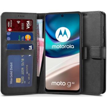 Tech-Protect Wallet knižkové puzdro na Motorola Moto G42, čierne