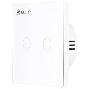 Tellur WiFi Smart Spínač, 2 porty, 1800 W, 10 A., biely (TLL331051)