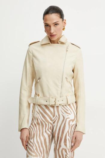 Bunda Guess béžová farba, prechodná, W5GL30 WHA90
