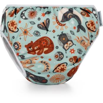 Bamboolik Swim Diapers Celestial Animals prateľné plienkové plavky veľkosť M 8-12 kg 1 ks