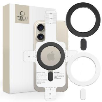 Tech-Protect Magnetic magnetický krúžok pre MagSafe 2ks, čierny / biely