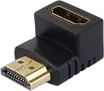 Átalakító PremiumCord HDMI M --> HDMI F, 1080p HDTV támogatás - hajlított