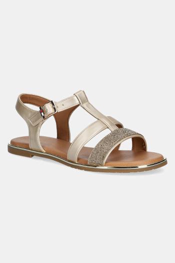 Sandále Tommy Hilfiger béžová farba, T3A2-33781