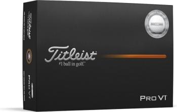 Titleist Pro V1 2025 White Enhanced Alignment Golfové lopty