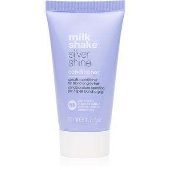 Milk Shake Silver Shine kondicionér pre blond vlasy neutralizujúci žlté tóny 50 ml