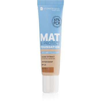 Bell Hypoallergenic dlhotrvajúci zmatňujúci make-up SPF 25 odtieň 08 Espresso 30 g