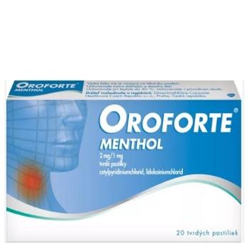 Oroforte menthol pas.ord.20