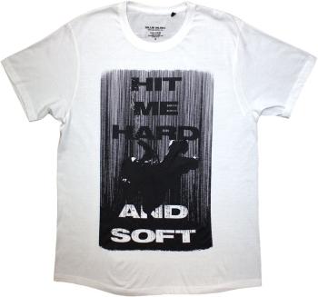 Billie Eilish Tričko Hit Me Hard And Soft Falling Unisex White L