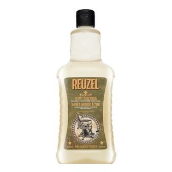 Reuzel 3-in-1 Tea Tree Shampoo šampón, kondicionér a sprchový gel 1000 ml