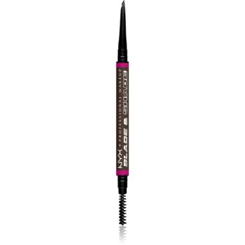 NYX Professional Makeup Blade & Shade ceruzka na obočie s kefkou odtieň Espresso 0.06 g