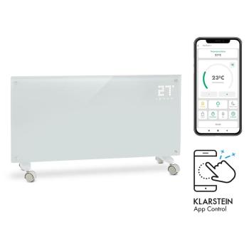 Klarstein Bornholm Smart, konvektor, 2000 W, WiFi, LED displej, časovač, IP24, biely