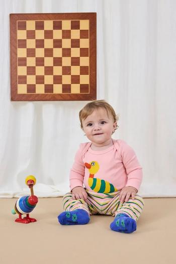 Body pre bábätká Bobo Choses Stripped Duck 225AB030
