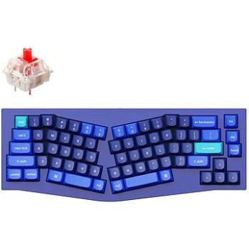 Keychron QMK Q8 65% Ergonomic Gateron G Pro Hot-Swappable Red Switch Mechanical, Black - US (Q8-J1)