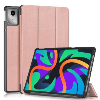 LEATHER Zaklápací kryt pre Lenovo Tab M11 ružový