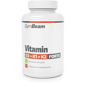 GymBeam Vitamín D3+K1+K2 Forte 120 kapsúl (8586022210006)