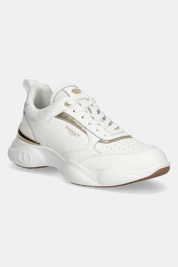 Tenisky Twinset dámske, biela farba, 251TCP054