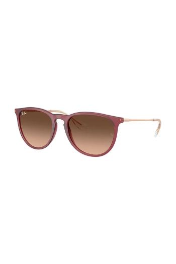 Slnečné okuliare Ray-Ban dámske, béžová farba