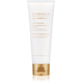 Missha Super Aqua Cell Renew Snail čistiaca pena  s extraktom zo slimáka 100 ml