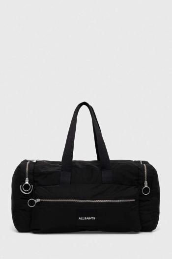 Taška AllSaints SOMA HOLDALL čierna farba