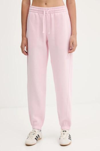 Tepláky adidas All SZN ružová farba, jednofarebné, JV7304