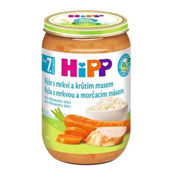 HIPP Junior ryža s karotkou a morčacím mäsom BIO 220 g