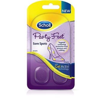 SCHOLL Party Feet GelActiv Vankúšiky na citlivé miesta – chodidlá 1 pár (5038483224168)