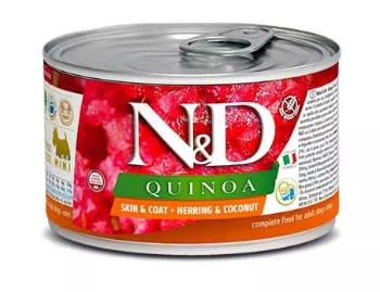 Farmina N&D dog QUINOA herring & coconut konzerva 140g