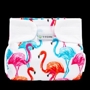 T-TOMI Ortopedické abdukčné nohavičky suchý zips, flamingo, 3-6 kg