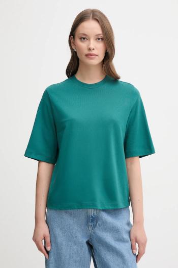 Bavlnené tričko United Colors of Benetton dámske, fialová farba, 3BL0E17G5