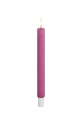 Súprava led sviečok Deluxe Homeart 2,2 x 15 cm 2-pak fialová farba