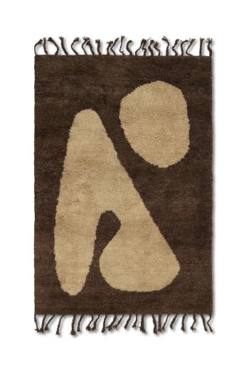 Vlnený koberec ferm LIVING Abstract Rug S viac farieb