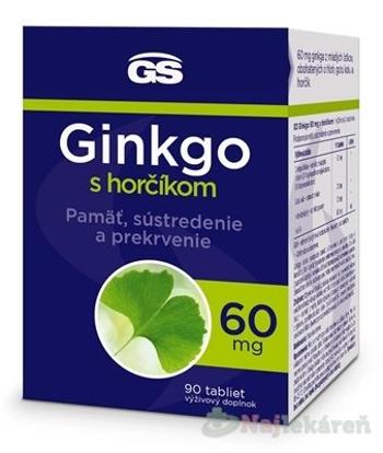 GS Ginkgo 60 mg s horčíkom 90 tbl