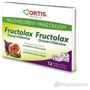 Fructolax Ovocie a vláknina KOCKY 24 ks