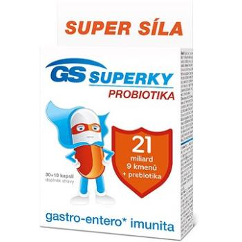 GS Superky probiotiká cps. 30 + 10 ČR/SK (3853349)