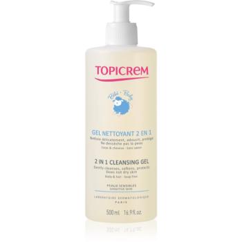 Topicrem BABY My 1st Cleansing Gel 2in1 umývací gél na telo a vlasy pre deti od narodenia 500 ml