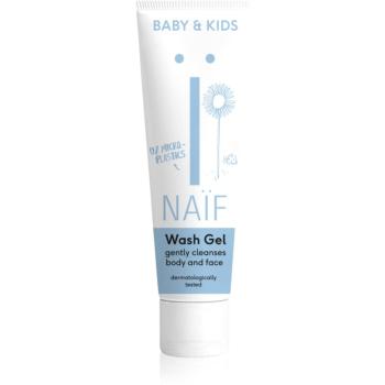 Naif Baby & Kids Wash Gel čistiaci a umývací gél pre deti a bábätká na telo a tvár 30 ml